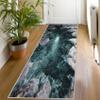 3D Optical Illusion Rug Runner 60 x 240 cm, Washable Non-Slip Hallway Runner, Abstract Short-Pile Design view 1