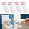 SXRQ 4-Pack Cat Paw Hygienic Toilet Seat Lifters with Adhesive Backing view 2