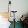 HTDRE Solid Wood Valet Stand with Hanger and Trouser Bar, Cherry view 3
