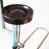 HTDRE Solid Wood Valet Stand with Hanger and Trouser Bar, Cherry view 4