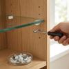 FMPXYYA 30-Piece Self-Tapping Shelf Supports with Silicone Protection view 2