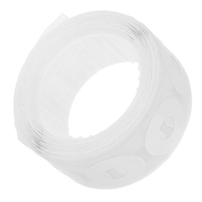 Healeved 250-Piece White PVC Self-Adhesive Hole Reinforcement Stickers