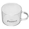 Healvian Transparent Glass Beverage Cup, 500 ml, with Handle view 1