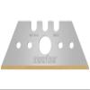 MARTOR 10-Pack Trapezoid Blades, TiN-Coated, Stainless Steel, 26 mm, Double-Edged view 1