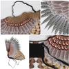 Owl Costume Wings for Children, Coffee-Colored Nonwoven Fabric view 3
