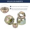 QUARKZMAN 30-Piece 1/4"-20 Nylon Insert Lock Nuts view 4