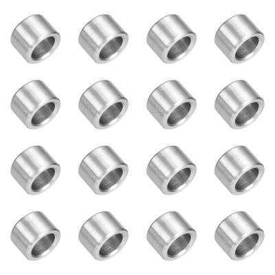 QUARKZMAN 12 x 8 x 9 mm Spacers for M8 Screws, Silver, 16 pcs