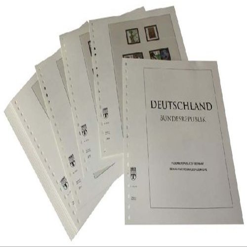Lindner-T 2025 Supplement Pre-Printed Sheets for German Postal Stationery