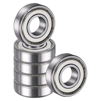 QUARKZMAN 6-Pack 6001 ZZ Deep Groove Ball Bearings, 12 x 28 x 8 mm, ABEC 5