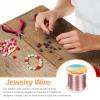 QUARKZMAN 328 ft Long Copper Jewelry Craft Wire, 28 Gauge, Pink view 4