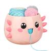 Yarn Bowl with Cute Cartoon Design and Large Accessory Holder view 1