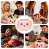 Yarn Bowl with Cute Cartoon Design and Large Accessory Holder view 4