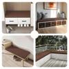 GUOZHEN Custom Bench Cushion 40 x 78 cm, Brown view 2