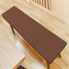 CHUNRONG Custom Bench Cushion 32 x 40 cm, Non-Slip Bottom, Brown view 1