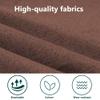 CHUNRONG Custom Bench Cushion 32 x 40 cm, Non-Slip Bottom, Brown view 3