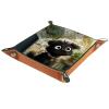 Cute Black Dog Dice Tray, Foldable, 20.5 × 20.5 cm view 1