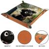 Cute Black Dog Dice Tray, Foldable, 20.5 × 20.5 cm view 3