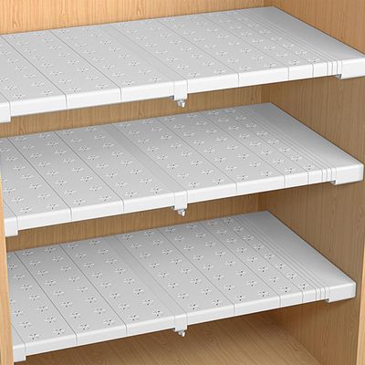 Adjustable No-Drill Metal Closet Organizer Rack