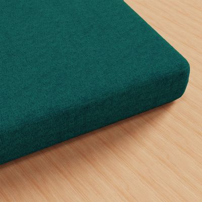 WEIZERO Custom Bench Cushion 56 x 112 cm, Non-Slip Underside, Zipper, Green