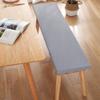 FENYIGE Custom Bench Cushion 30 x 185 cm, Non-Slip Underside, Zippered Replacement Pad, Light Gray view 1
