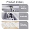 FENYIGE Custom Bench Seat Cushion 32 x 115 cm, Non-Slip Underside, Zippered Replacement Cushion, Light Gray view 4