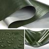 Waterproof PE Tarp 200 g/m², 1.6 x 1.9 m, Green/Silver view 4