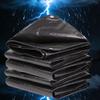 Waterproof PE Cover Tarp 200 g/m², 1.2 x 1.5 m, with Eyelets, UV-Stable, Tear-Resistant, Black view 1
