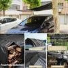 Waterproof PE Cover Tarp 200 g/m², 1.2 x 1.5 m, with Eyelets, UV-Stable, Tear-Resistant, Black view 4
