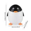 Zambuph Double-Layer Round Bathroom Trash Can with Flip Lid view 3