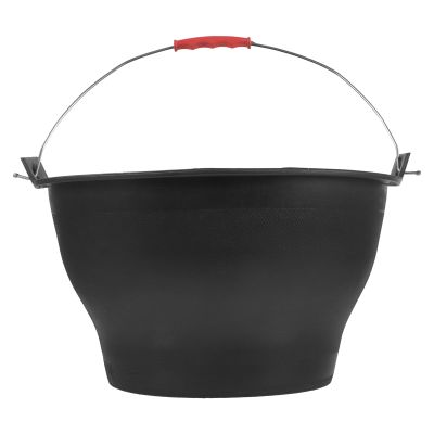 SHINEOFI Sturdy Plastic Construction Bucket with Handle, Tip-Resistant Mixing Bucket, Compact and Versatile, Random Style