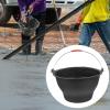 SHINEOFI Sturdy Plastic Construction Bucket with Handle, Tip-Resistant Mixing Bucket, Compact and Versatile, Random Style view 3