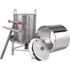 Stainless Steel Honey & Fruit Press with T-Handle for Honey, Wine, Juice & Pepper view 2