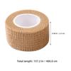 Healvian Self-Adhesive Elastic Bandage Rolls, 6 Pieces, 2.5 cm Wide, Skin-Tone, Quiet and Non-Slip, for Finger and Toe Bandaging in Sports view 2