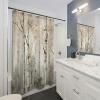 UUDIHO Nordic White Birch Forest Shower Curtain, 75 x 200 cm view 2