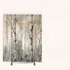 UUDIHO Nordic White Birch Forest Shower Curtain, 75 x 200 cm view 3