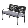 GOUBO Custom Bench Cushion 58 x 90 cm, Non-Slip, Removable and Washable, Light Gray view 1