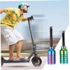 NIDONE 2-Piece Scooter Pegs, Aluminum Alloy with Axle Hardware, Colorful Bike Pegs view 2