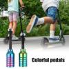 NIDONE 2-Piece Scooter Pegs, Aluminum Alloy with Axle Hardware, Colorful Bike Pegs view 4