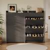 Wooden Shoe Cabinet for Entryway, 133.5 x 24 x 77 cm view 3