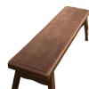 1-Piece Long Bench Cushion, Anti-Slip, 30 x 80 cm, Coffee view 1