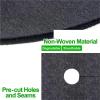 ETUELNOPT Tree Mulch Ring Protection Mats, 6-Pack, Black, 32 x 32 x 4 cm view 3