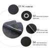 Truck Tarp with Grommets, 3.7 x 3.8 m, 160 g/m², Black view 3