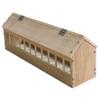 Licsaliwe Spill-Proof Wooden Pigeon Feeder for Poultry and Ducklings view 1