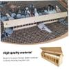 Licsaliwe Spill-Proof Wooden Pigeon Feeder for Poultry and Ducklings view 4