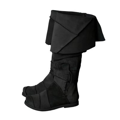 Men's Renaissance Medieval Faux Leather Pirate Boots