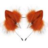 OYHDYYUHJDK Faux Fur Wolf Ears Headband, Fox and Cat Ears, Furry Cosplay Headwear for Women view 1