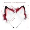 OYHDYYUHJDK Faux Fur Wolf Ears Headband, Fox and Cat Ears, Furry Cosplay Headwear for Women view 2