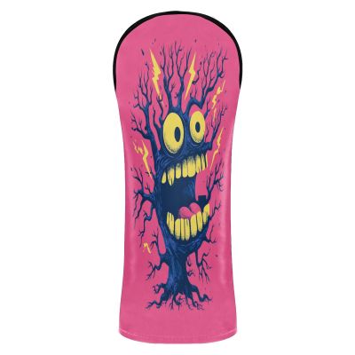 Hot Tree Lightning Golf Club Covers, Premium Leather Accessories with Interchangeable Number Tags for Drivers, Fairway Woods and Hybrids