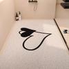 Pevfeciy Non-Slip Bathtub Mat 100 x 150 cm, Love Pattern, PVC view 1