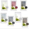 time4blinds Adhesive Zebra Roller Blind, No Drilling, Aluminum Cassette, Beige, 1300 x 1800, Right view 2